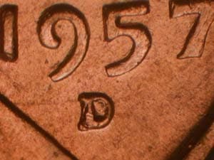 1957-D Repunched Mintmark RPM-008
