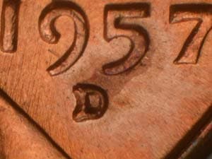 1957-D Repunched Mintmark RPM-012