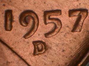 1957-D Repunched Mintmark RPM-020