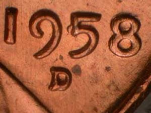 1958-D Repunched Mintmark RPM-006