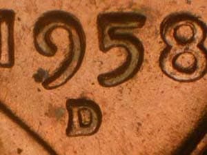 1958-D Repunched Mintmark RPM-008