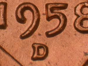 1958-D Repunched Mintmark RPM-014