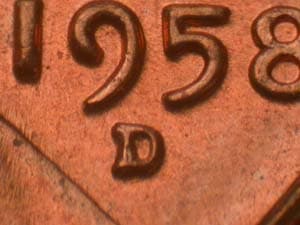 1958-D Repunched Mintmark RPM-018