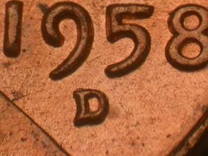 1958-D Repunched Mintmark RPM-019