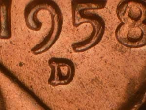 1958-D Repunched Mintmark RPM-020
