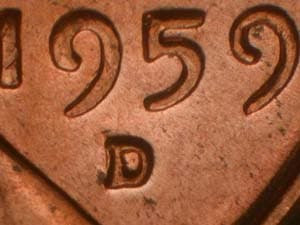 1959-D Repunched Mintmark RPM-002