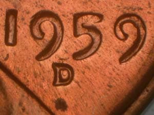 1959-D Repunched Mintmark RPM-008
