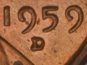 1959-D Repunched Mintmark RPM-017