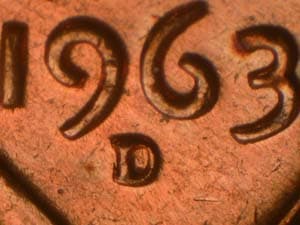 1963-D Repunched Mintmark RPM-001