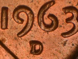 1963-D Repunched Mintmark RPM-002