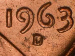 1963-D Repunched Mintmark RPM-005