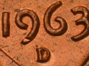 1963-D Repunched Mintmark RPM-006