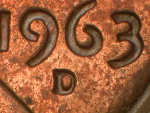 1963-D Repunched Mintmark RPM-012