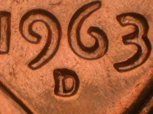 1963-D Repunched Mintmark RPM-013
