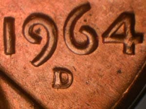 1964-D Repunched Mintmark RPM-001