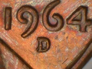 1964-D Repunched Mintmark RPM-003