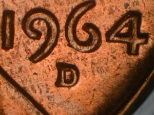1964-D Repunched Mintmark RPM-004