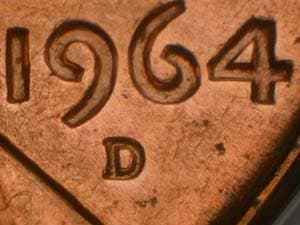 1964-D Repunched Mintmark RPM-010
