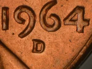 1964-D Repunched Mintmark RPM-011
