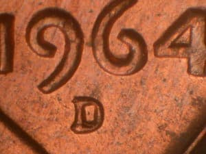 1964-D Repunched Mintmark RPM-013