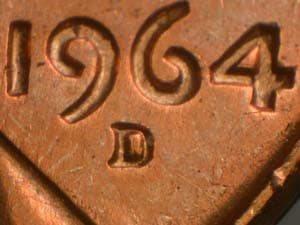 1964-D Repunched Mintmark RPM-015