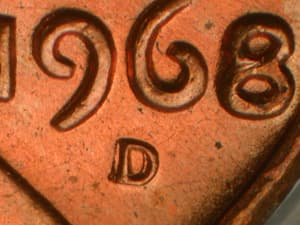 1968-D Repunched Mintmark RPM-001