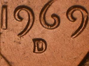 1969-D Repunched Mintmark RPM-003