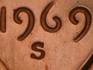 1969-S Repunched Mintmark RPM-005