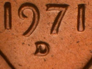 1971-D Repunched Mintmark RPM-010