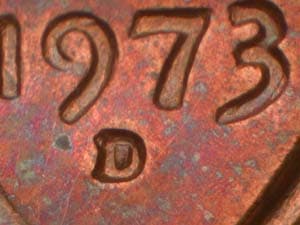 1973-D Repunched Mintmark RPM-002