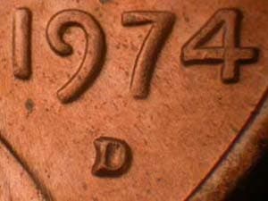 1974-D Repunched Mintmark RPM-001