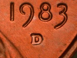 1983-D Repunched Mintmark RPM-001