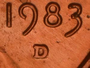 1983-D Repunched Mintmark RPM-002