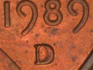 1989-D Repunched Mintmark RPM-005