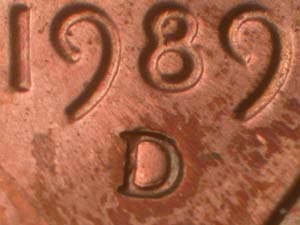 1989-D Repunched Mintmark RPM-007