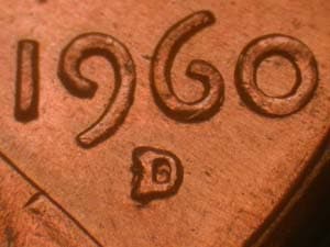 1960-D Repunched Mintmark RPM-009