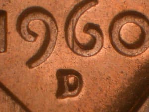 1960-D Repunched Mintmark RPM-011