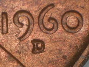 1960-D Repunched Mintmark RPM-028