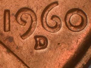 1960-D Repunched Mintmark RPM-035