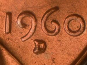 1960-D Repunched Mintmark RPM-057