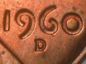 1960-D Repunched Mintmark RPM-058