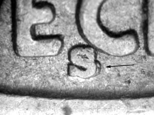 1913-S Repunched Mintmark RPM-001