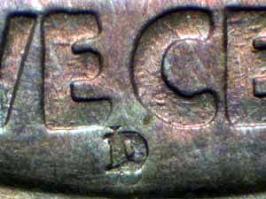 1927-D Repunched Mintmark RPM-001