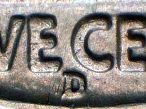 1935-D Repunched Mintmark RPM-008
