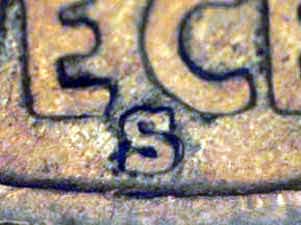 1935-S Repunched Mintmark RPM-009