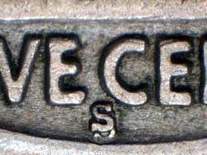 1936-S Repunched Mintmark RPM-001