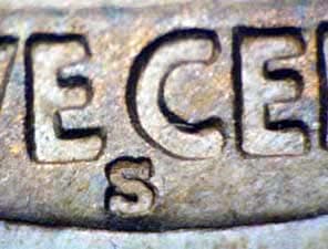 1936-S Repunched Mintmark RPM-004