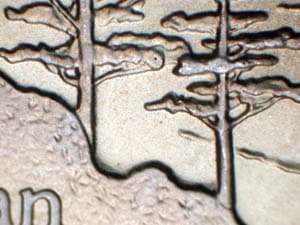 2005 Doubled Die Reverse DDR-033