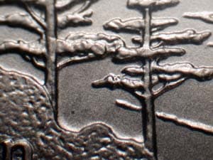 2005 Doubled Die Reverse DDR-058