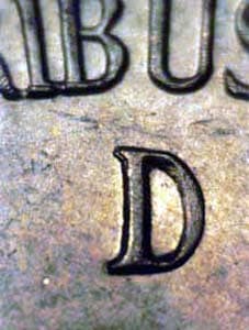 1943-D Repunched Mintmark RPM-015